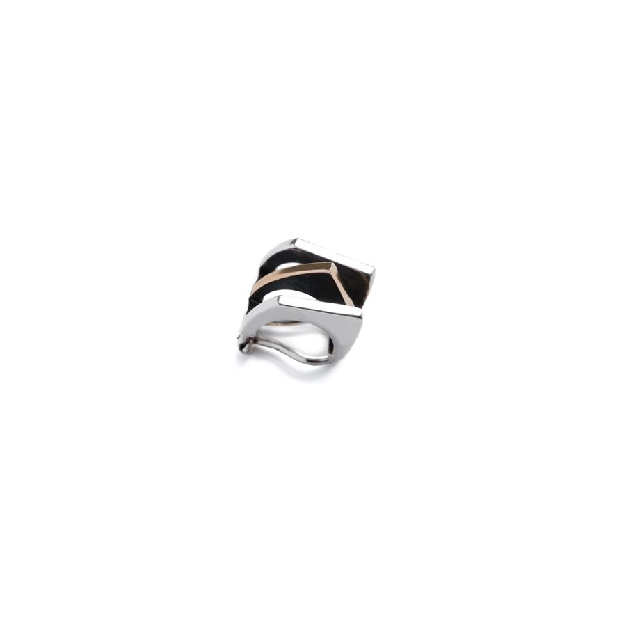 3 element 'Congiunzioni' mono earring silver base CONGIUNZIONI | OR3 MONOB ARG